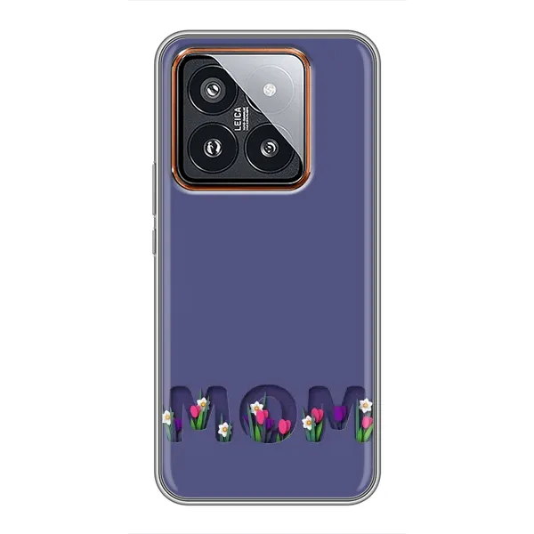 Чохол з принтом «Мама в квітах» для Xiaomi 14 Pro