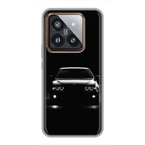Чехол для Сяоми 14 Про - с принтом БМВ (AlphaPrint) (Машина BMW)