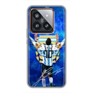 Чехлы Месси для Xiaomi 14 Pro (AlphaPrint) (Месси Аргентина)