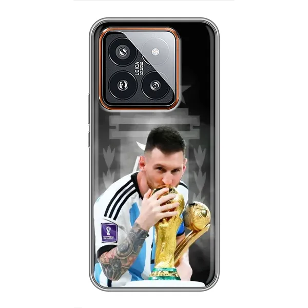Чохол з принтом «Мессі Чемпіон» для Xiaomi 14 Pro