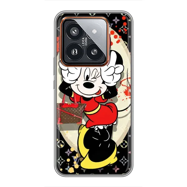 Чехол с принтом «Минни peace» для Xiaomi 14 Pro