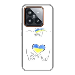 Чехол для Патриота Украины Xiaomi 14 Pro - (AlphaPrint) (Мир Украине)