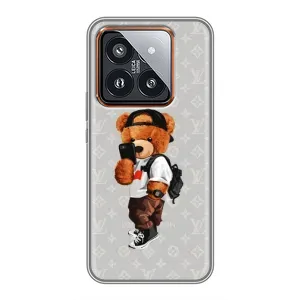 Брендновые Чехлы для Xiaomi 14 Pro - (PREMIUMPrint) (Мишка Луи)