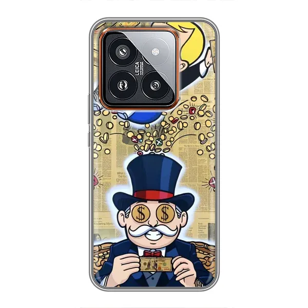Чохол з принтом «Монополія Мен» для Xiaomi 14 Pro
