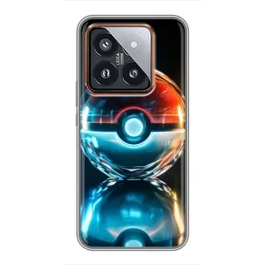 Чохол з Пікачу на Xiaomi 14 Pro (М'яч Пікачу)