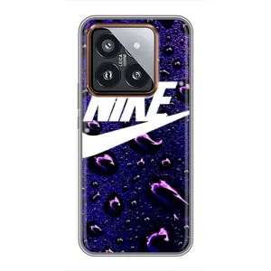 Чехол с принтом «Найк принт» для Xiaomi 14 Pro