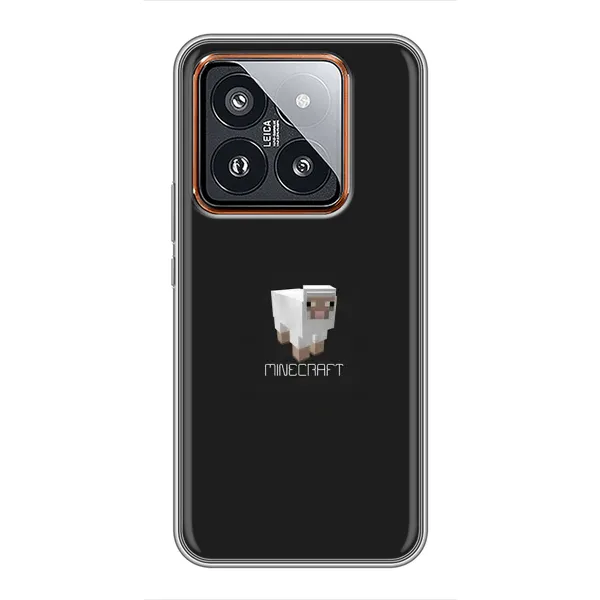 Чехол с принтом «Овечка Майнкрафт» для Xiaomi 14 Pro Чехол с принтом «Овечка Майнкрафт» для Xiaomi 14 Pro