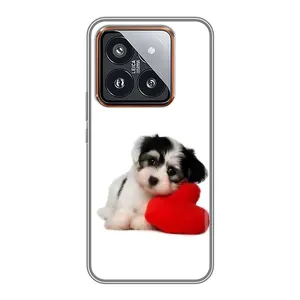 Чехлы с собаками для Xiaomi 14 Pro (VPrint) (Песик)