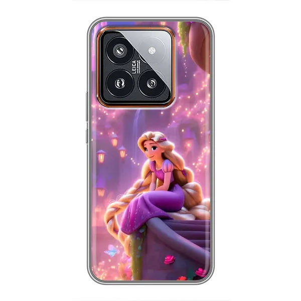Чехол с принтом «Рапунцель в замке» для Xiaomi 14 Pro