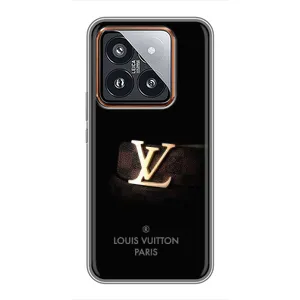 Чехлы Луи Витон для Xiaomi 14 Pro (AlphaPrint - LOUIS VUITTON) (ремешок LV)