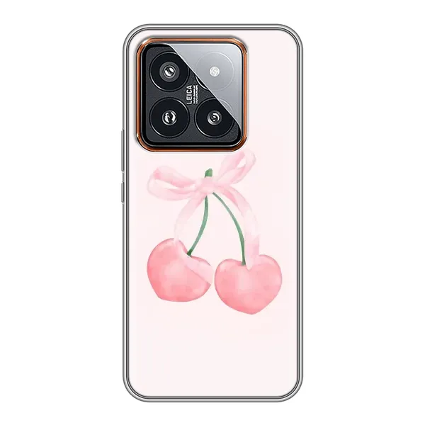 Чехол с принтом «Розовые вишни» для Xiaomi 14 Pro Чехол с принтом «Розовые вишни» для Xiaomi 14 Pro