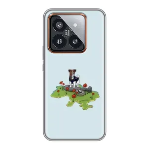 Чехлы с картинкой собаки Патрон для Xiaomi 14 Pro (AlphaPrint) (Сапер Пес)