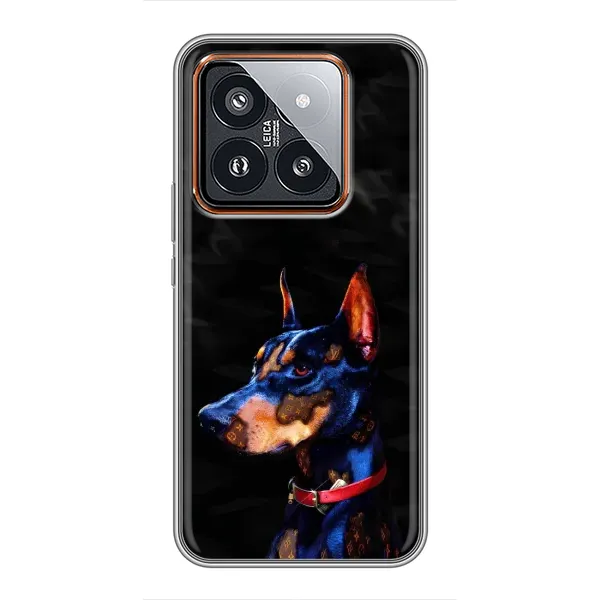 Чехол с принтом «Собака» для Xiaomi 14 Pro