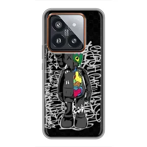 Чехлы для Xiaomi 14 Pro - Bearbrick Louis Vuitton (PREMIUMPrint) (Стиль Bearbrick)