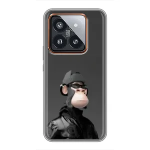 Чохли з Мавпами NFT для Xiaomi 14 Pro (AlphaPrint) (стильна мавпа NFT)