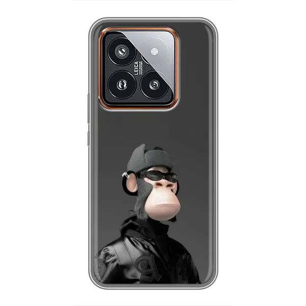 Чехол с принтом «стильная обезьяна NFT» для Xiaomi 14 Pro