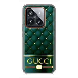 Чохли GUCCI для Ксяомі 14 Про (AlphaPrint) (Текстура Гуччі)