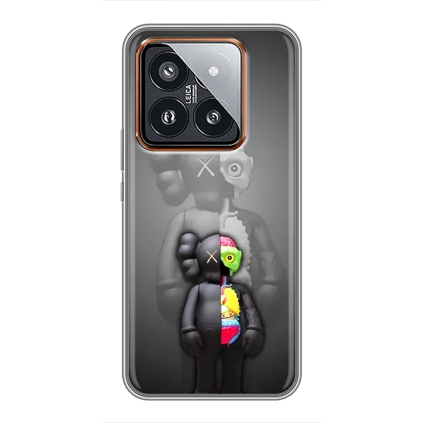 Чехол с принтом «Тело Bearbrick» для Xiaomi 14 Pro