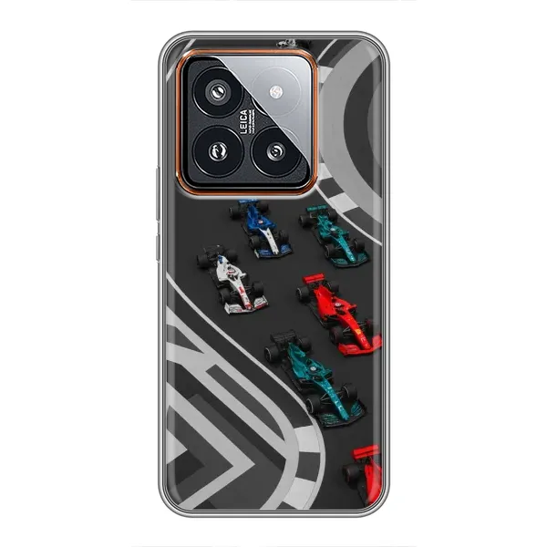 Чехол с принтом «Трасса Ф1» для Xiaomi 14 Pro