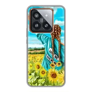 Чехол для Патриота Украины Xiaomi 14 Pro - (AlphaPrint) (Украиночка)