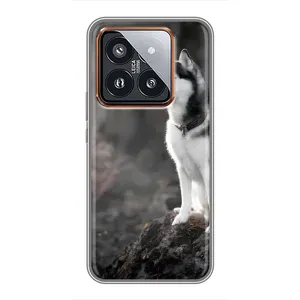 Чохол з Хаскі Xiaomi 14 Pro - (AlphaPrint) (Вірний собака)
