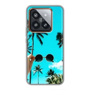 Силіконовий чохол з КАРТИНКАМИ літо для Xiaomi 14 Pro (AlphaPrint) (Погляд літо)