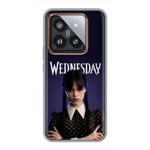 Силиконовый чехол с картинкой для Xiaomi 14 Pro (Wednesday)