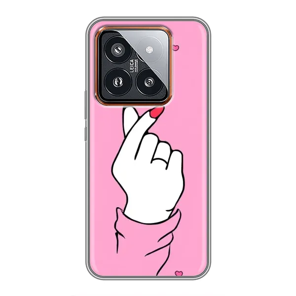 Чохол з принтом «Знак Love» для Xiaomi 14 Pro Чохол з принтом «Знак Love» для Xiaomi 14 Pro