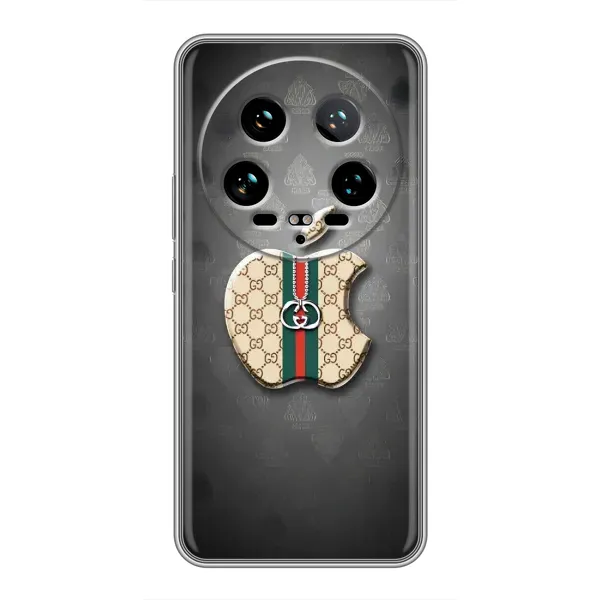 Чохол з принтом «Apple gucci» для Xiaomi 14 Ultra
