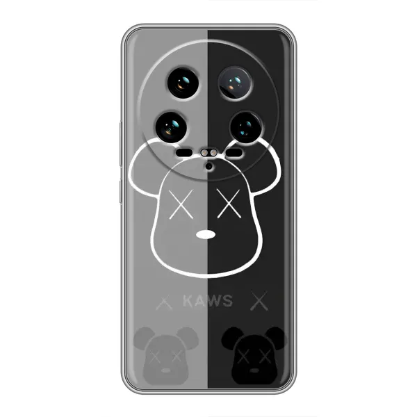 Чехол с принтом «БеарБрик глаза» для Xiaomi 14 Ultra