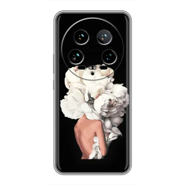 Чехол с принтом «Белые цветы» для Xiaomi 14 Ultra Чехол с принтом «Белые цветы» для Xiaomi 14 Ultra