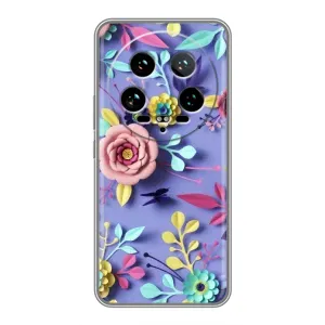 Чохли з квітами для Xiaomi 14 Ultra (VPrint) (Дизайн квітів)