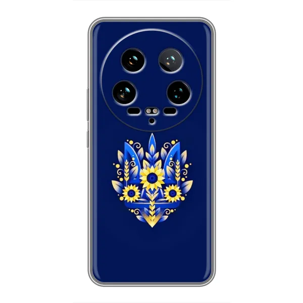 Чохол з принтом «Квітковий Герб» для Xiaomi 14 Ultra