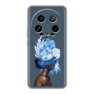 Чехлы (ART) Цветы на Xiaomi 14 Ultra (VPrint) (Квіти на голові)