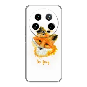 Чехлы с картинкой Лисички для Xiaomi 14 Ultra (VPrint) (Девочка Лиса)