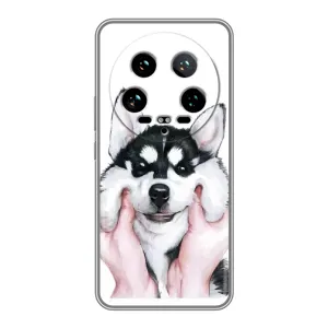 Чохли з собаками для Xiaomi 14 Ultra (VPrint) (Радісний Хаскі)