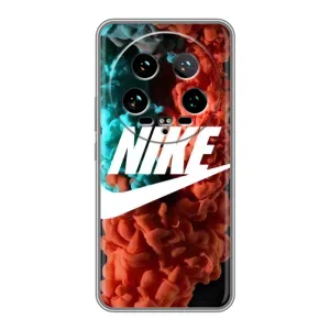 Чехол для Xiaomi 14 Ultra - с принтом Найк (AlphaPrint) (Дымчатый найк)