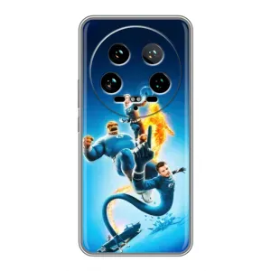 Чехол с принтом Фантастическая четверка для Xiaomi 14 Ultra (Герои Фантастическая Четверка)