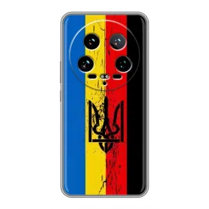 Украинские Чехлы для Xiaomi 14 Ultra с картинкой УПА (AlphaPrint) (Флаг УПА)