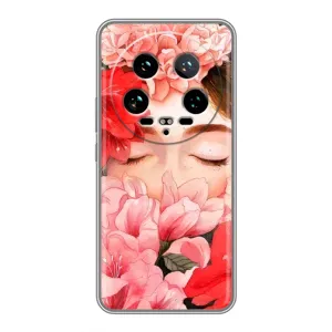 Чехлы (ART) Цветы на Xiaomi 14 Ultra (VPrint) (Очі в квітах)