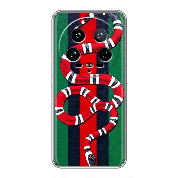 Чохол з принтом «Gucci змія» для Xiaomi 14 Ultra