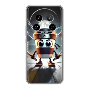 Чехол с мемом Тралалело тралала на Xiaomi 14 Ultra (Капучино асасино)