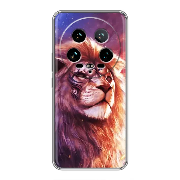 Чохол з принтом «Красочний Лев» для Xiaomi 14 Ultra