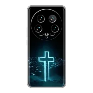 Християнські Чохли для Xiaomi 14 Ultra (AlphaPrint) (Хрест і місто)