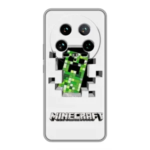 Чохол Майнкрафт на Xiaomi 14 Ultra (AlphaPrint) Minecraft (кріпер Майнкрафт)