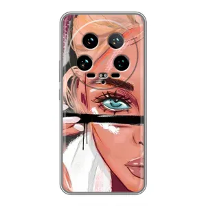 Чехол с печатью для Xiaomi 14 Ultra - (Мода) (AlphaPrint) (Макияж)