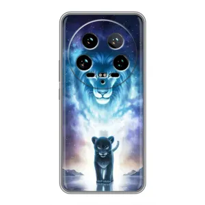 Чехол со Львом для Xiaomi 14 Ultra (VPrint) (Маленький лев)
