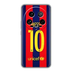Чехлы Месси для Xiaomi 14 Ultra (AlphaPrint) (Messi Barca 10)