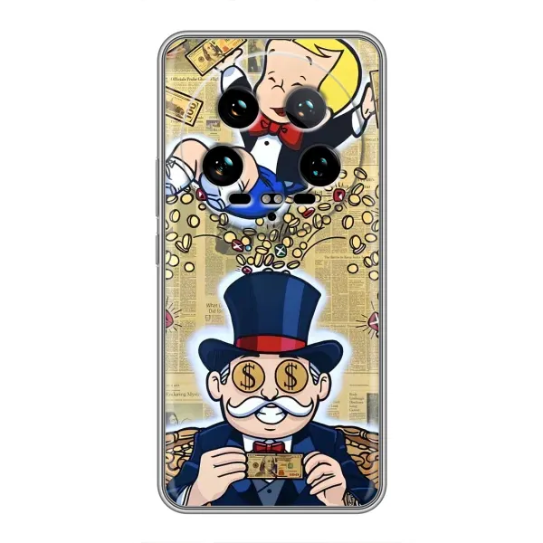 Чехол с принтом «Монополия Мен» для Xiaomi 14 Ultra
