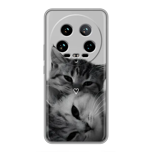 Чехол с принтом «Пара котов» для Xiaomi 14 Ultra Чехол с принтом «Пара котов» для Xiaomi 14 Ultra